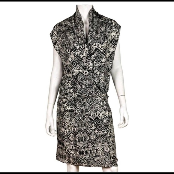 Yves SaintLaurent silk surplice dress - Picture 6 of 6